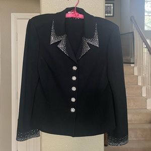 St. John Evening by Marie Gray embellished jacket
